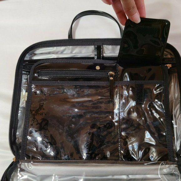 Kate Spade Travel Cosmetic Tioletries Makeup  Zip - Picture 7 of 11